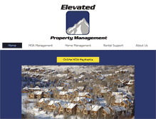 Tablet Screenshot of elevatedparkcity.com